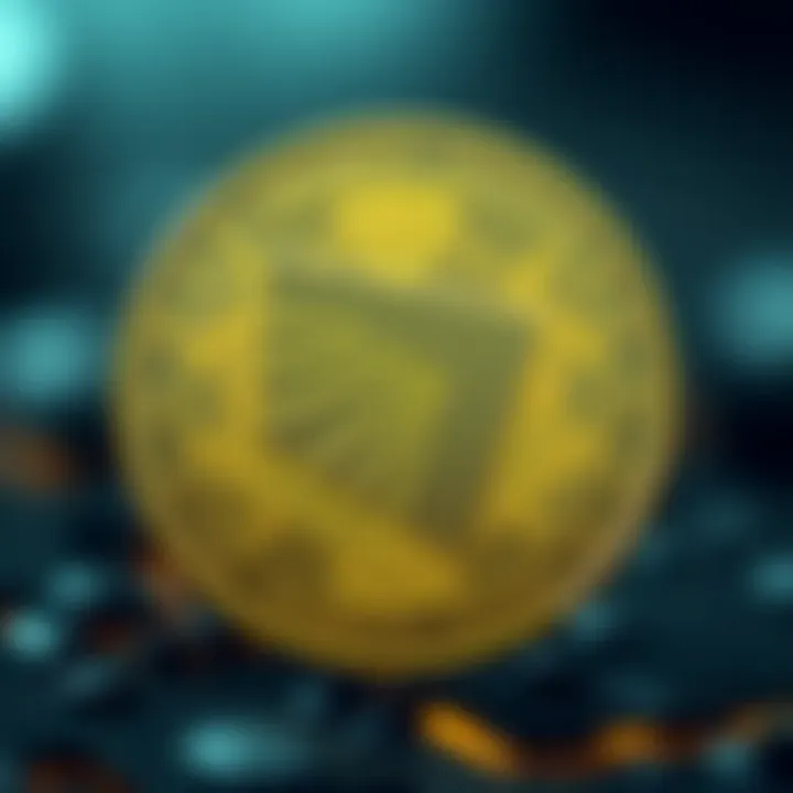 A digital representation of Charity Coin symbolizing the fusion of finance and philanthropy.