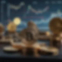 Visual representation of cryptocurrency trading platforms