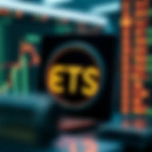 Conceptual representation of DTN ETFs in cryptocurrency