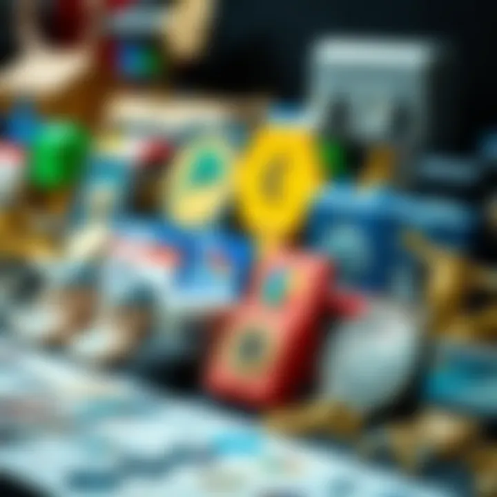 A collage of various NFT items showcasing diverse categories.