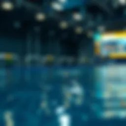 Visual representation of DeFi liquidity pool dynamics