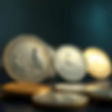 A visual comparison of various types of seal coins