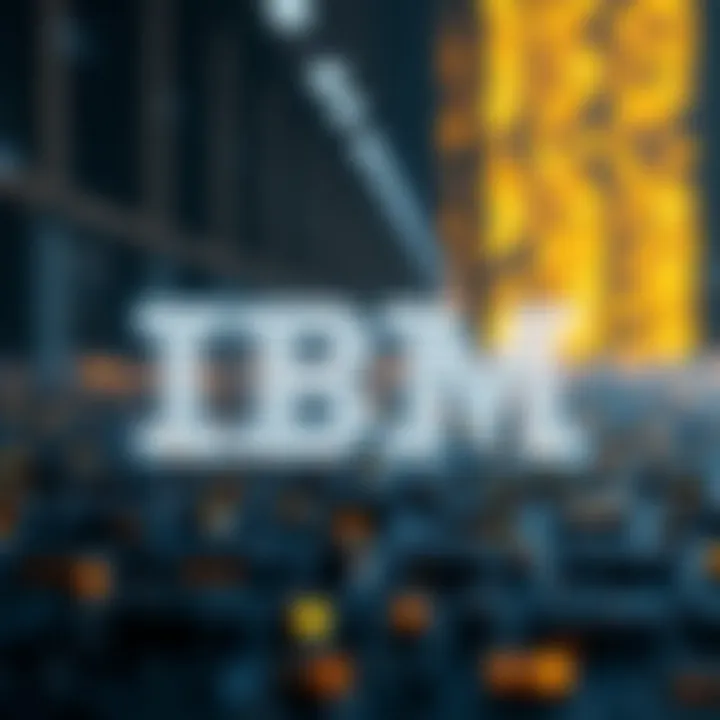 Illustration of industry applications of IBM blockchain