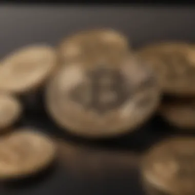 Secured Cryptocurrency Transactions Visual representation of cryptocurrency transactions secured by identity checks