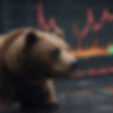 Graph showing bear market patterns